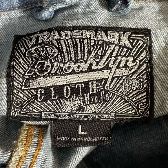 Brooklyn Cloth denim blessed jacket, NWT, large - Picture 7 of 8